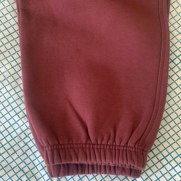 Anine Bing Karter Joggers Burgundy Size Medium NEW Women's Burgundy Sweatpants - Picture 12 of 16